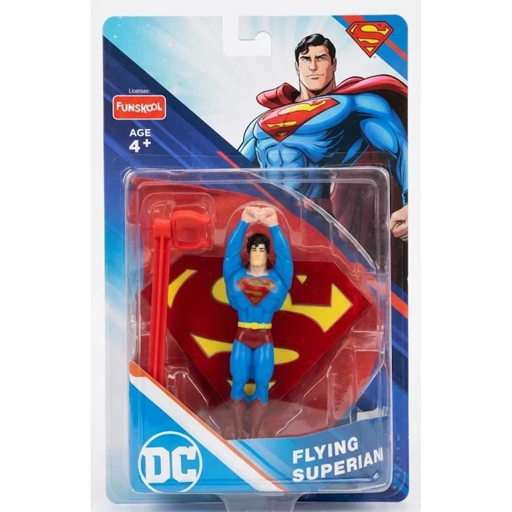Funskool DC Flying Superman action figure on card
