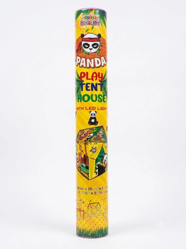 Archana Novelty Panda play tent house tube pack with LED light