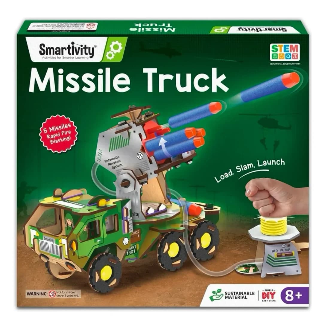 Smartivity Missile Truck STEM building kit box